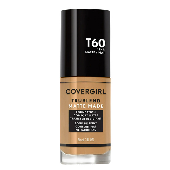 COVERGIRL Lot 2 TruBlend Matte Made Foundation T60 Warm Sun 1oz Each New - Picture 8 of 12